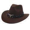 Men Women Cowboy Hat Comfortable Vintage Western Cowboy Hat Felt Fedora Hat Soft For Casual Wear Western Theme Event Outdoor