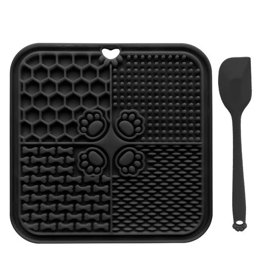 

Медленная кормушка-лизун с присосками Силиконовая миска для питомца для снятия тревожности Пищеварение Без Бисфенола А Портативная миска-головоломка для собак для влажного корма Йогурта Лакомств