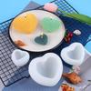DIY 3D Heart-Shaped Silicone Mold for Valentine's Day Car Freshener, Candle, Squeeze Toy, and Decoration.