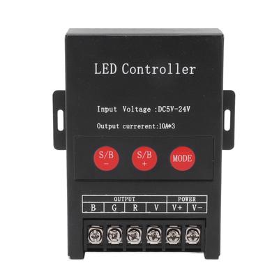 RGB LED Controller Hohe Leistung Drahtlos Eisenschale 15 Modi Farbiger Lichtcontroller für KTV Hotel