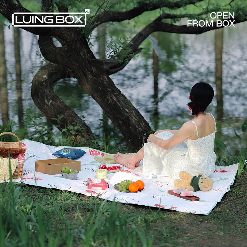 LUING BOX Lightweight Printed Picnic Mat 1.5x2M