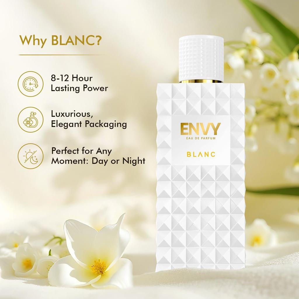 ENVY Blanc EDP Profumo - 100 ML | Profumo a Lunga Durata Per Donna
