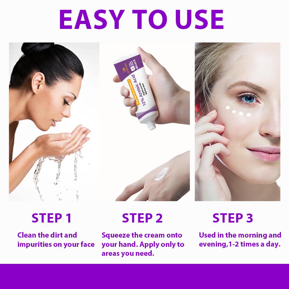 Azelaic Acid Cream-Brighten Dull Skin-Minimizze Pores-Suitable For Dry And All Skin Types, 60ml