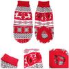 Winter Knitting Sweater For Small Medium Large Dogs, Dog Stripes Pullover Xmas Elk Big Dog Clothes Labrador Jumper Costume