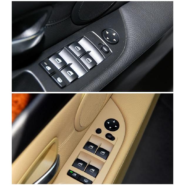 LHD Car Interior Inner Door Handle Panel Trim Cover For BMW E60 E61 5 Series 520 525 528 2008-2010 51416983705 Black Beige