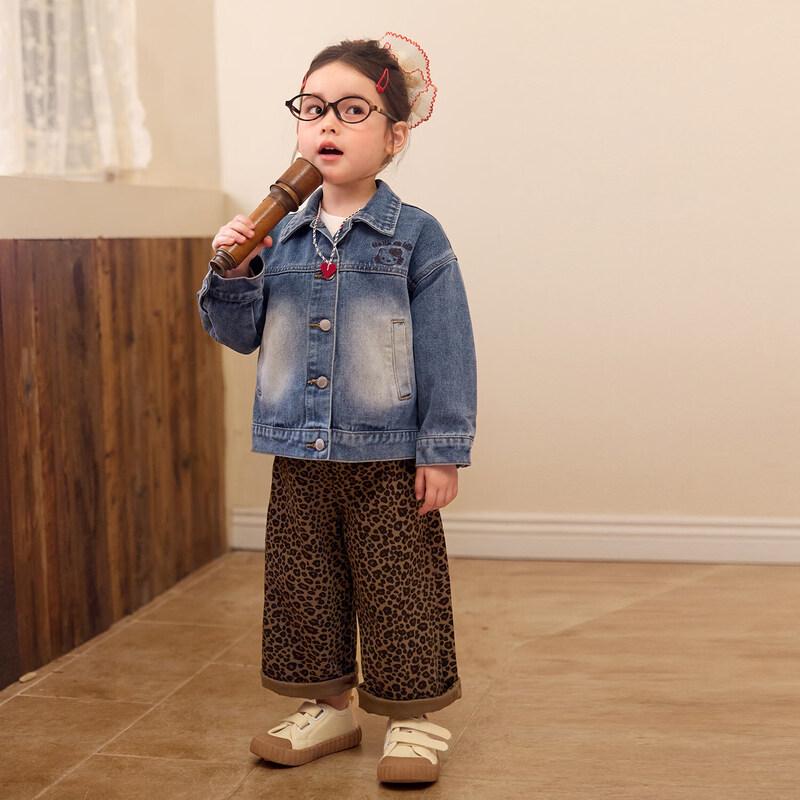 Girls Stylish Denim Jacket 100