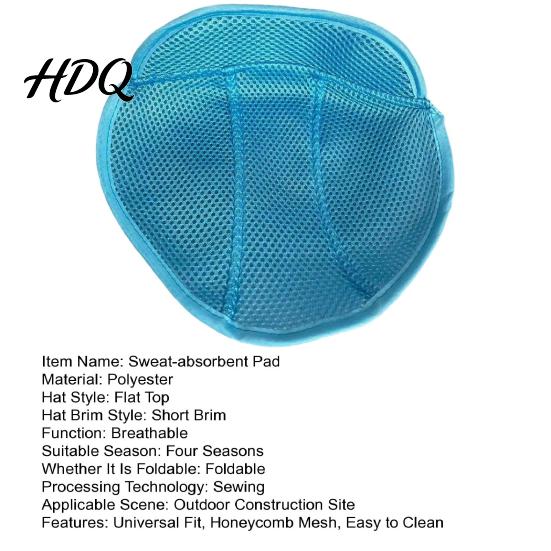 Helmet Sweat Absorber Replacement Sweat-absorbent Pad Non-slip Cushion Breathable Cooling Pad Honeycomb Mesh Absorbing Liner Sweat-wicking Insert
