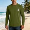 Men's Long Sleeve UPF 50 Plus Sun Protection Shirt Basic Breathable Loose Fit Outdoor Casual T-Shirt with Quick Dry Cooling Fabric