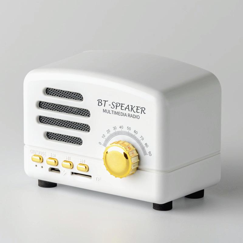 

BT01 Ретро Мини Беспроводная Bluetooth Колонка со Слотом для Подарочной Карты Радио