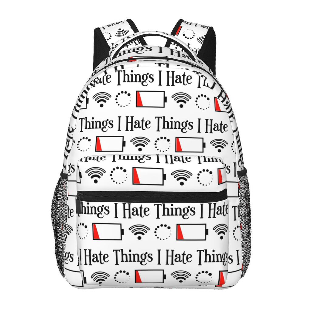 Funny Things I Have Printed Student Backpack School Bag Hiking Travel Daypack for Boys Girls Fashion Bookbag Shoulder Bags