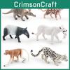 Schneeleopard PVC Tierfigur Modell mit authentischem Design für Naturliebhaber