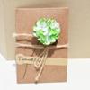 Creative Birthday Message Card Vintage Postcard DIY Flower Greeting Cards