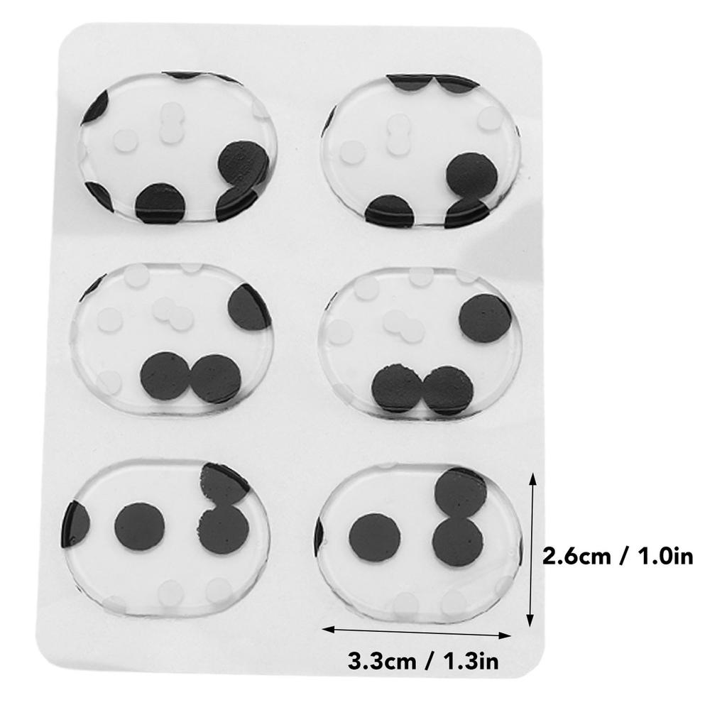 30Pcs Drum Dampener Gels Oval Shape Soft Safe Silicone Durable Easy To Use Drum Silencers for Cymbals Instruments