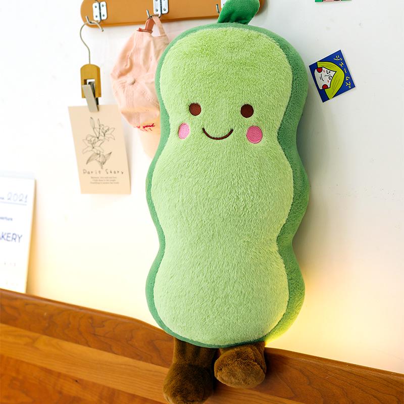 

Cross-border Pea Long Plush Body Pillow - Sleep-Hug Doll Stuffed Toy Birthday Gift 26cm 0.07kg