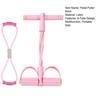 Pedal Resistance Band with Handle 6-Tube Pedal Ankle Puller Elastic Sit-up Pull Rope Men Women Yoga Pedal Workout Band Exercise Equipment