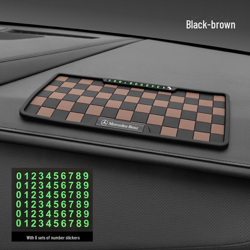 

Противоскользящий коврик для хранения вещей в автомобиле Mercedes-Benz C200L, E300L, GLC260L с держателем для духов на приборной панели