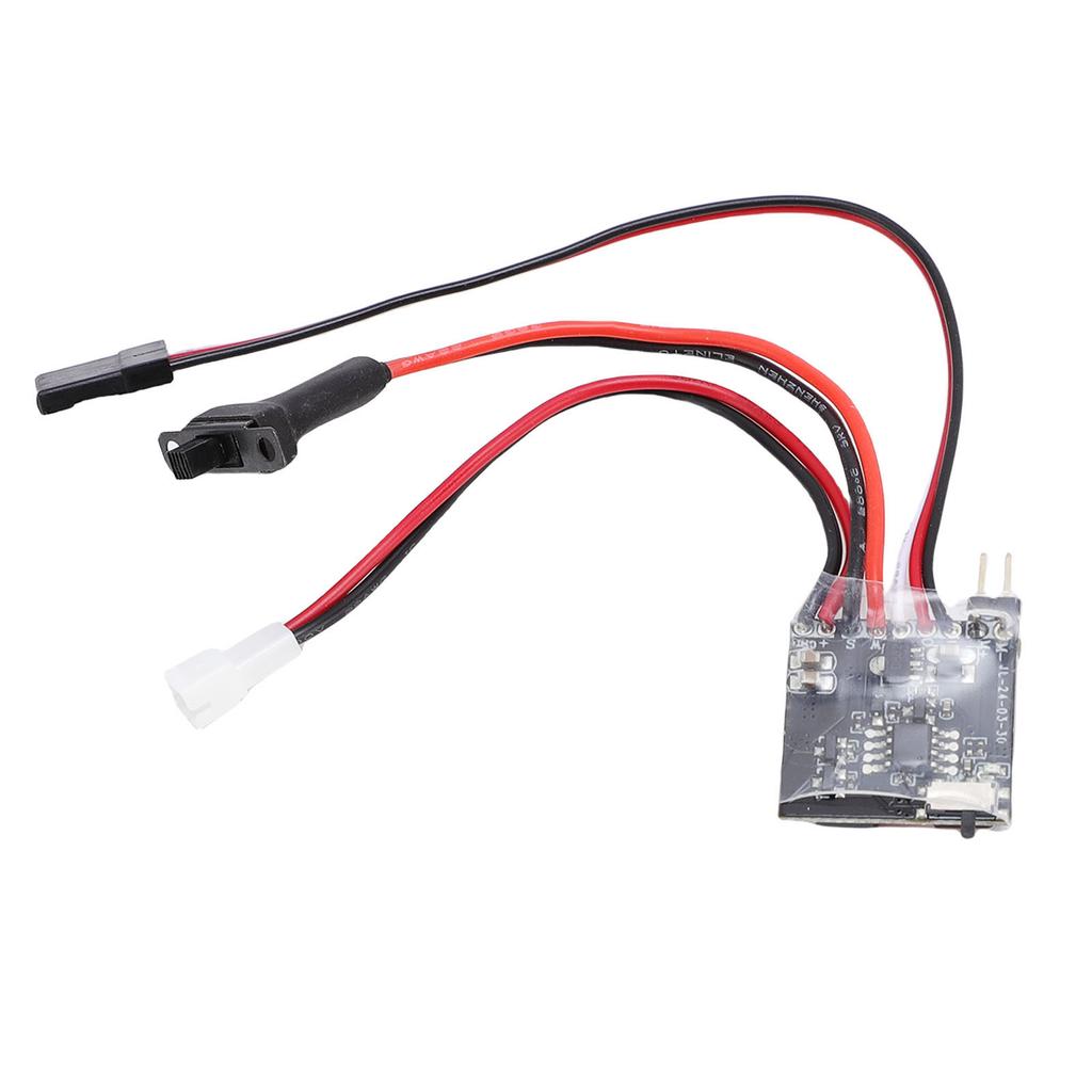 30A Miniaturowy Szczotkowany ESC RC Elektroniczny Regulator Prędkości z Hamulcem Wtyczka PH2.0 dla DIY 1 16 1 18 1 24 Samochód RC Łódź