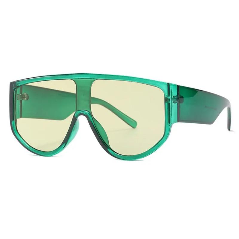 Big Yellow Lens Sunglasses Women Classic Vintage Pilot Big Frame Sun Glasses Brand Designer Oversized Shades Lady Goggle