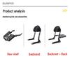 Qianjiang Flash 400 Rear Seat Back Rack & Motorcycle Luggage Rack Mod Kit