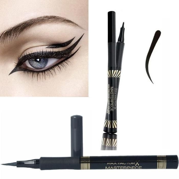 HIGH PRECISION EYELINER LIQUIDE MASTERPIECE. TRANSFORMER VOTRE REGARD AVEC UNE INTENSITÉ DARING. Le seul point Wegde peut tracer une