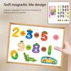 Animal Shaped Magnetic Alphabets Round Corner Safe Magnetic Blocks For Toddler