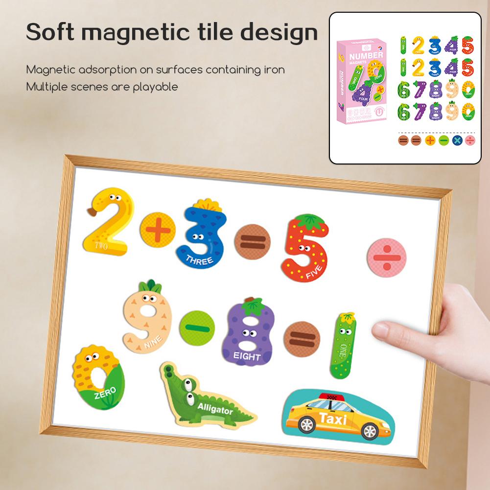 Animal Shaped Magnetic Alphabets Round Corner Safe Magnetic Blocks For Toddler