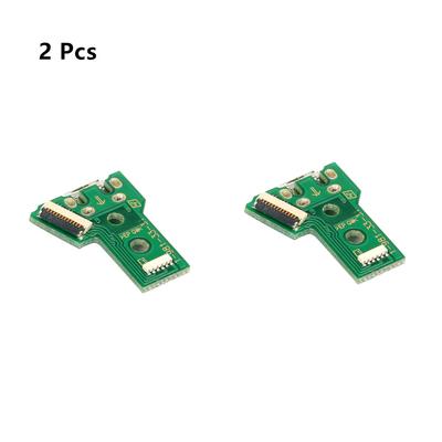 2Pcs Usb Charging Port Socket Board 12 Pin For Sony Ps4 Pro Dualshock 4 Jds-040