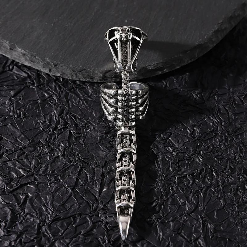 Anel Escorpião Móvel Joias Punk Brinquedo de Ponta do Dedo Alívio do Estresse Vintage Armadura Gótica Enrolada Knuckle Metal Rock Anéis de Dedo Inteiro