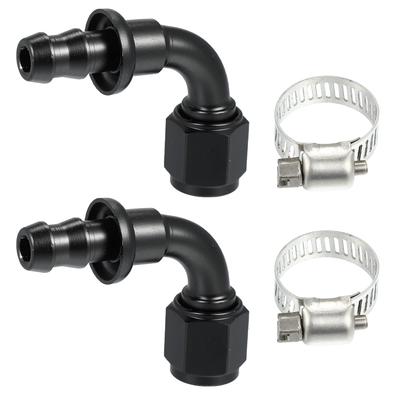 A ABSOPRO Hose End Fitting Fitting Adapter Hose Fitting for Car 90 Degree