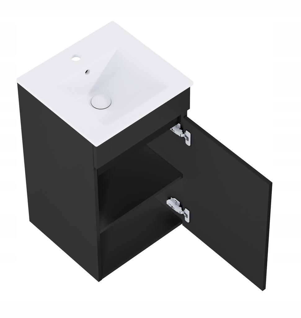 Wall-Mounted Bathroom Cabinet with Matt Faucet, 75.5 x , Niga