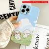 2DFlat Cute Puppies In Sunny Meadow Phone Case All Inclusive Film Hard iPhone Case, Compatible with iPhone 18 Pro Max 17 16 15 14 13 12 11