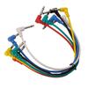JOYO Electric Guitar & Bass Audio Cable - Black Leather Braided, Noise Reduction Connection