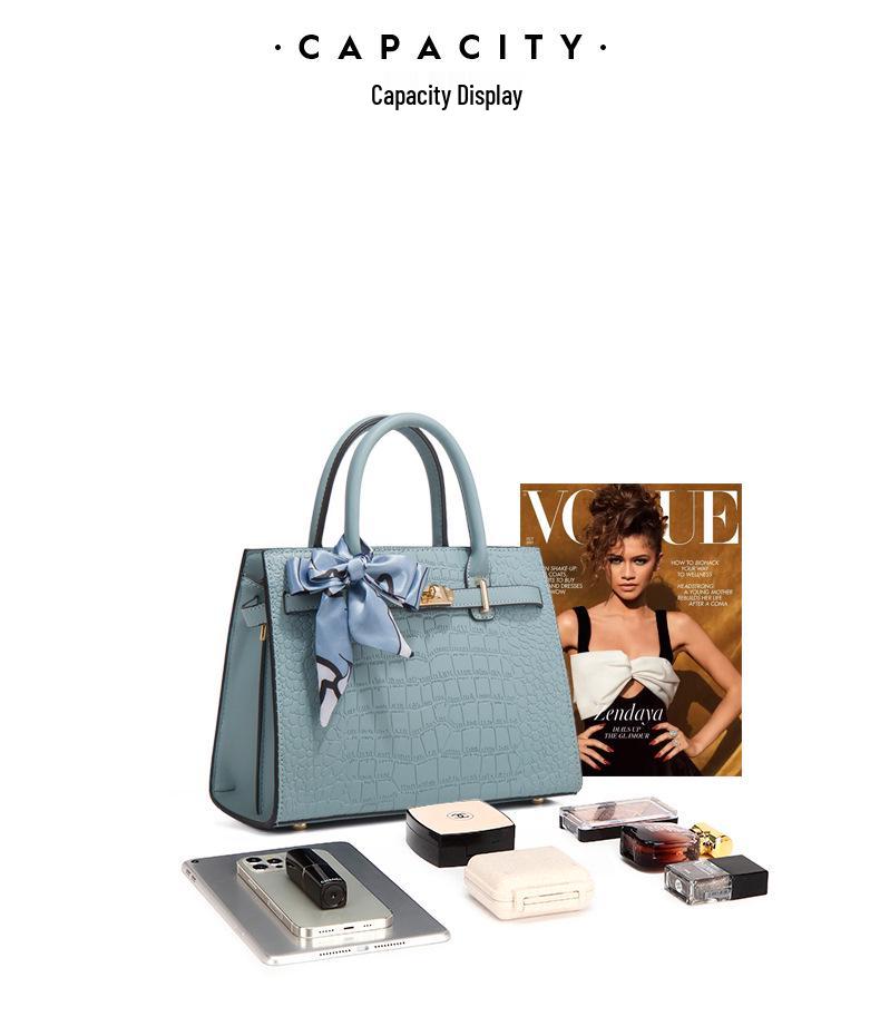 2024 Crocodile Pattern Handbags: Stylish, High-Quality Bags for Fashionable Middle-Aged Women