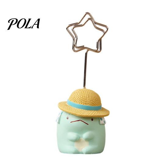 Waterproof Note Holder Desktop Memo Clip Stand, Cartoon Animal Message Holder, Cute Resin Base Photo Hand-painted Display Clip, Table Number Name Card