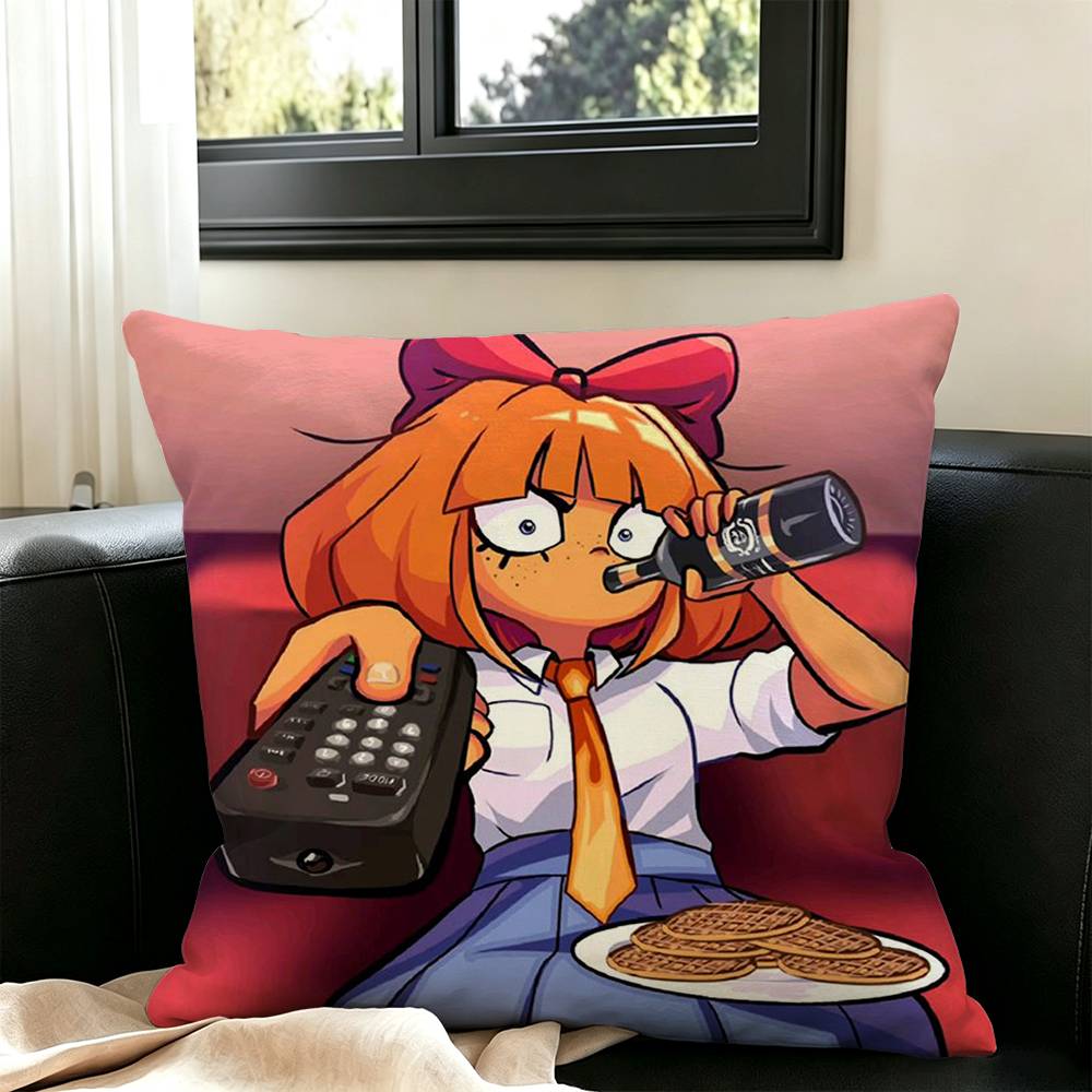 For Maya Mymy Coco O-Ongezellig Square Double-Sided printed Pillow Case Bedroom Bedside Pillow Sofa Cushion Cover