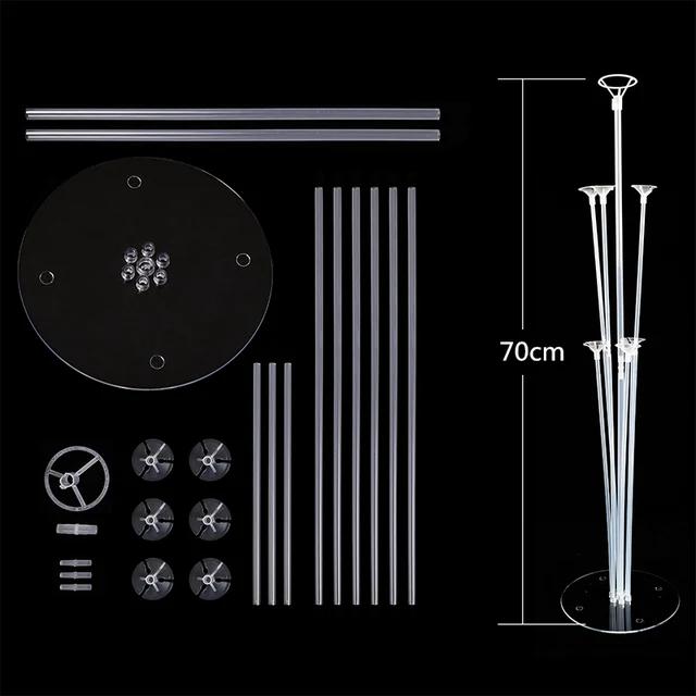 New 1Set 7 Tubes Balloon Stand Balloon Holder Column Confetti Balloons Baby Shower Birthday Party Wedding Xmas Decoration Suppli