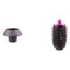 38MM Cylinder Comb For Hair Dryer Wind Hood Rose Red