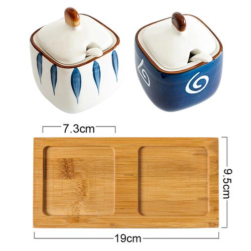 

Бутылка для приправ в японском стиле, керамическая солонка, кухонный контейнер для хранения продуктов, бытовой шейкер для перца чили, диспенсер для еды