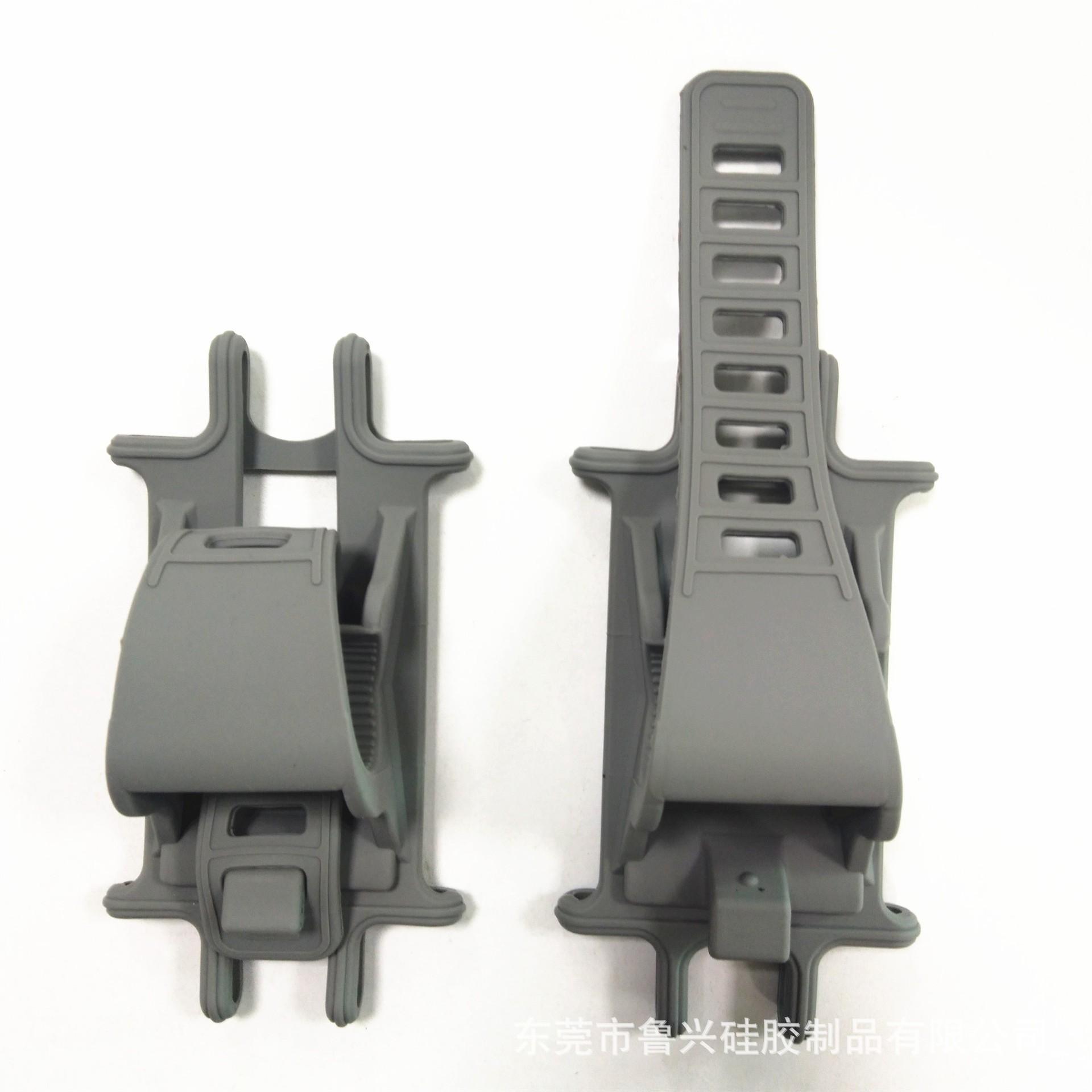 Silicone Bicycle Mobile Phone Bracket Motorcycle Bracket Shared Bicycle Mounting Anti-fall Waterproof Mobile Phone Bracket серый