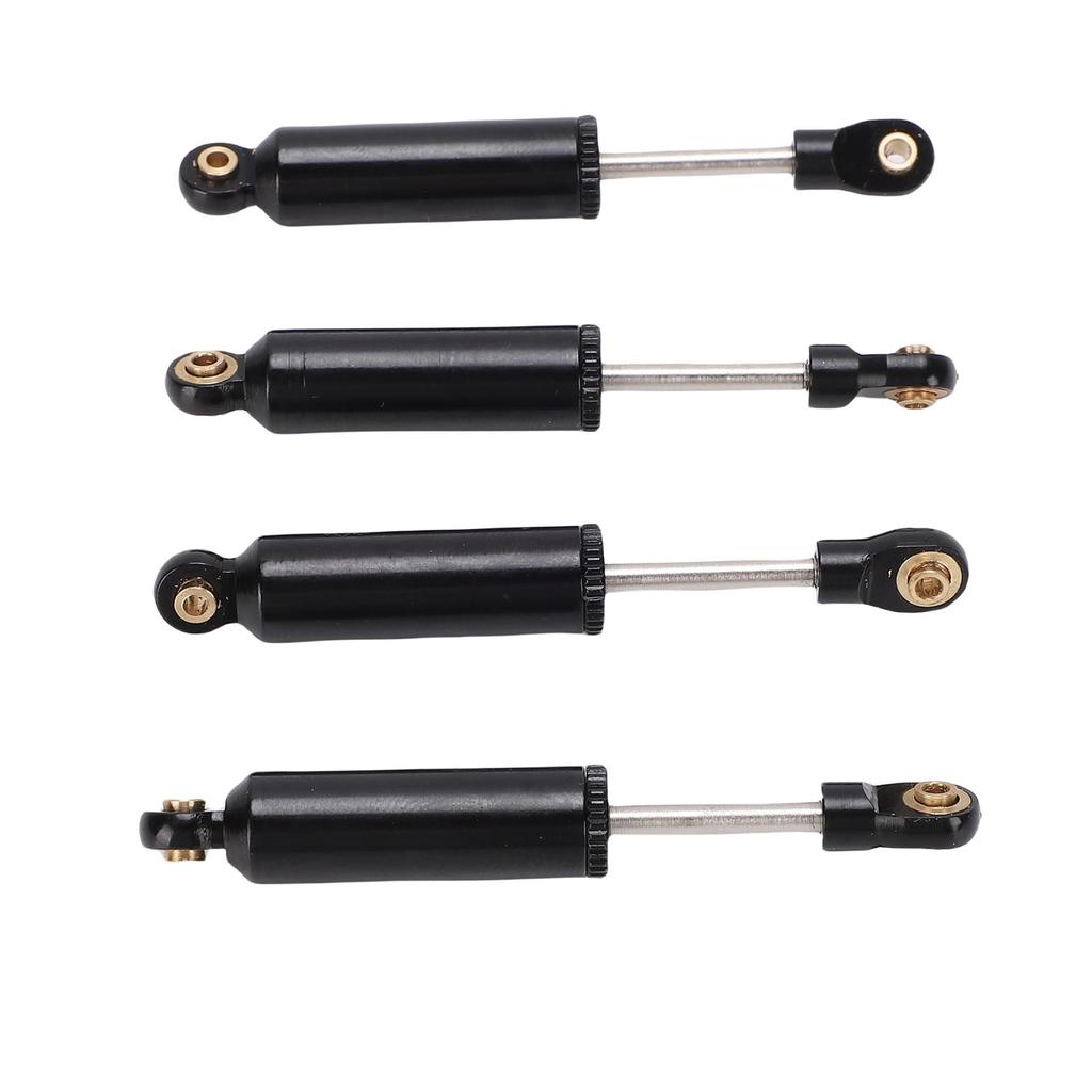 4PCS Shock Absorbers Fit for   1Celsius18 Scale RC Crawler Car Internal Spring Shock Dampers with Screws Washers 59mm Black