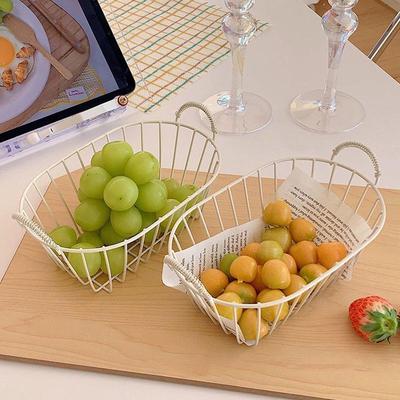 Day & Night Korean-Style Iron Art Mini Desktop Storage Basket