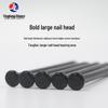 High-Strength Black Steel Nails for Concrete, Picture Hanging & Advertising