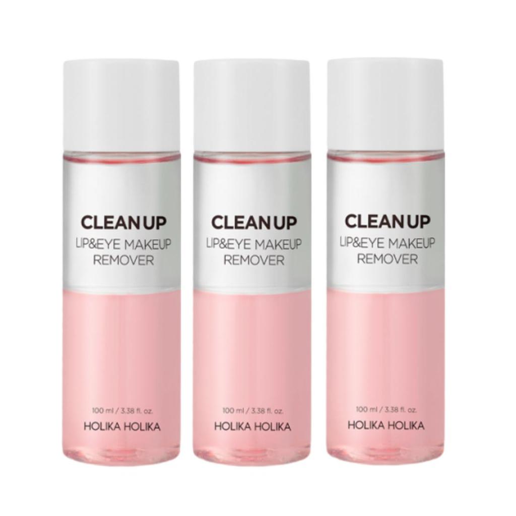 HOLIKA HOLIKA Clean Up Lip & Eye Makeup Remover 100ml / 3.38 Fl.oz. (3 Options)
