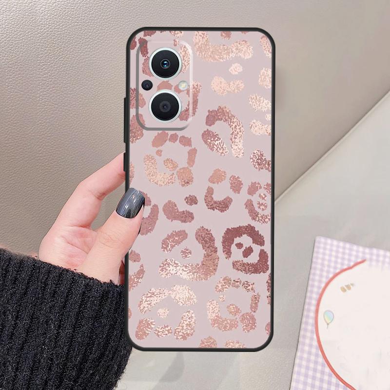 Love Rose Gold Style Funda For OPPO Reno 13 11 12 14 Pro 13F 14F 12F 11F 7 8 Lite OPPO Find X5 X6 X8 X9 Pro Case