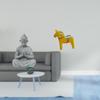 Monkey Buddha Statue Ornament Collectible Miniature Figurine Sculpture Dalecarlian Animal for Hotel