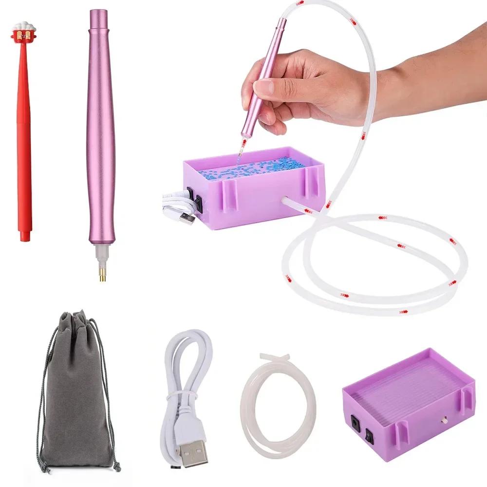 New DIY Craft Electric Diamond Art Painting Pen Large Capacity Long-lasting and Stable Vacuum Durable Diamond Painting Pen Kits