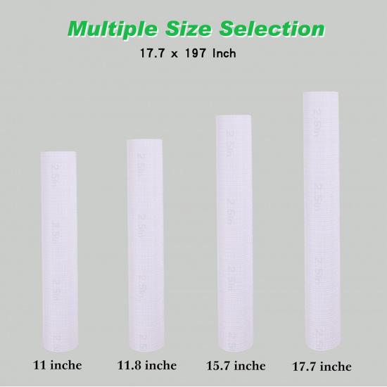 Shelf Liners for Kitchen Cabinets Adhesive - Waterproof Contact Paper Peel and Stick - Non Slip Drawer Liners Self Adhesive - Removable Cabinet Liner