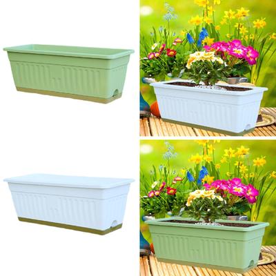 Maceta Soporte para Plantas de Exterior Cocina Exterior Interior Caja para Verduras Jardinera de Ventana para Terraza Entrada Jardín Vivero Oficina