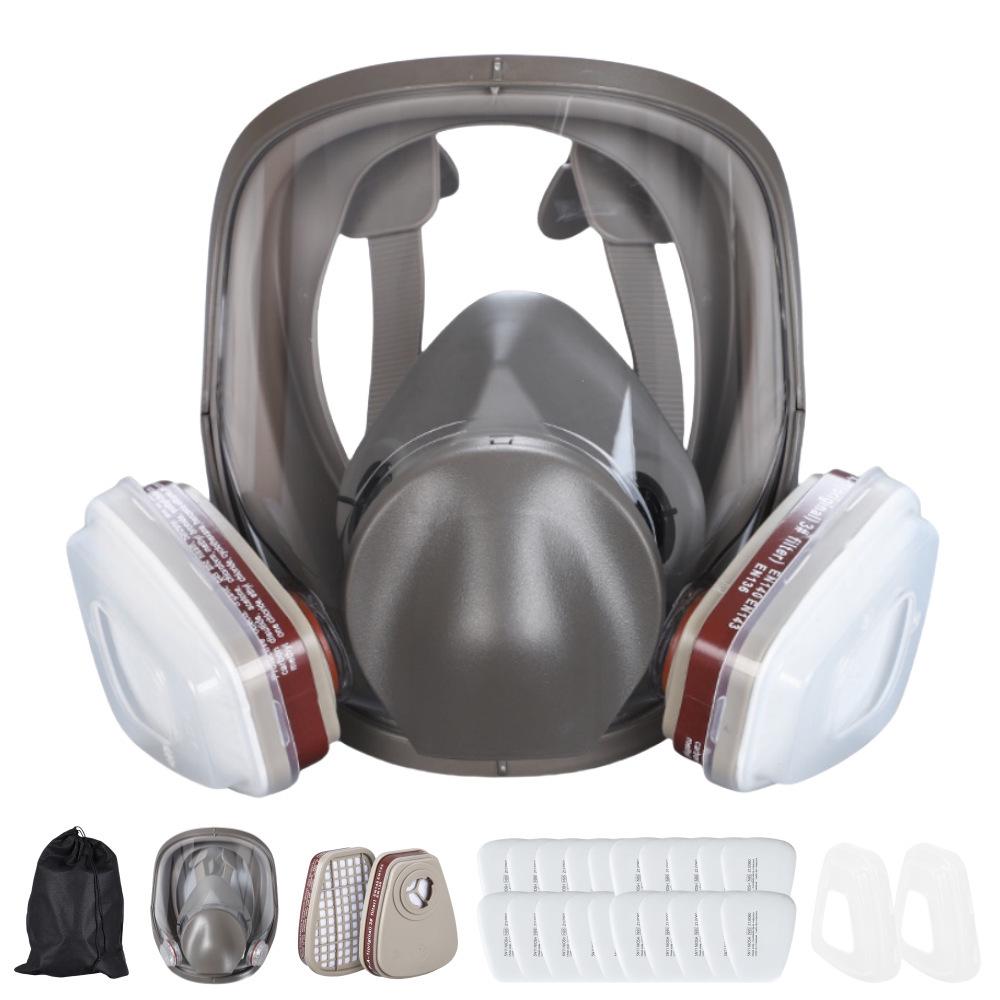 Multipurpose Respirator Mask for Spray Painting, Dust, Chemicals, Pesticides, and Decorating - 6800 Style