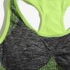 Damen Sport-BH mit Push-Up-Effekt, atmungsaktiv, für Fitnessstudio, Fitness, Unterwäsche, nahtlos, für Yoga